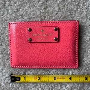 Kate Spade Vibrant Pink Card Case